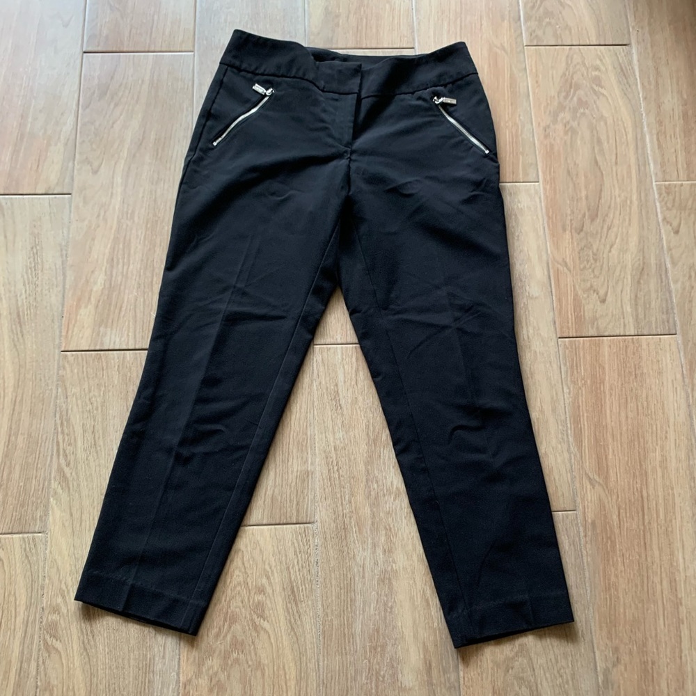 Nine West black cropped capri pants